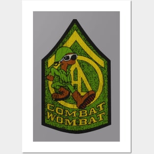 Combat Wombat Retro 73 Posters and Art